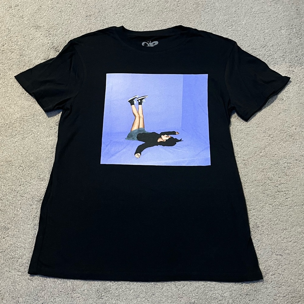 Black Short Sleeve Tee with Olivia Rodrigo Graphic